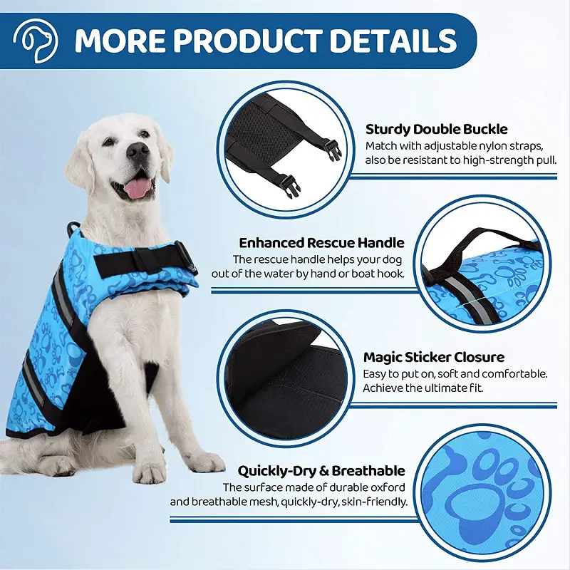 Features that a dog life jacket should have