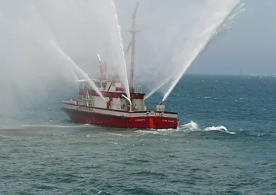 Fire fighting methods on board boat
