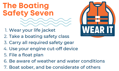 The boating safety seven tips