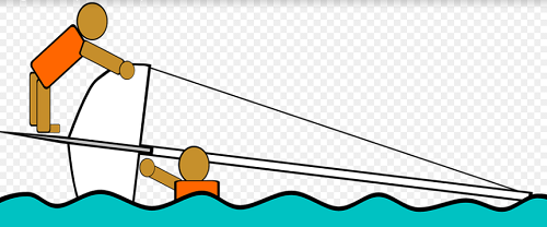 climb onto the capsizes boat